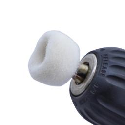 Sentiu polimento lustrando roda Set para ferramenta rotativa Dremel, lã pad, acessórios - Image 5