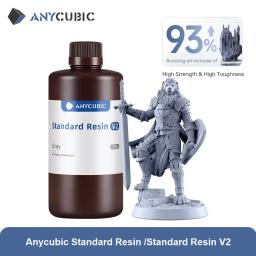 Anycúbico 405nm resina padrão uv/resina padrão v2 para impressora 3d fóton mono x material de impressão lcd uv sensível normal 1kg - Image 1