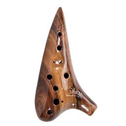 Ocarina de madeira maciça com 12 buracos, instrumentos Orff, flauta legenda Ocarina, instrumentos musicais profissionais, oferece acessórios - Image 6