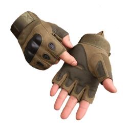 Luvas táticas metade do dedo dos homens, esportes ao ar livre, airsoft, motocicleta, ciclismo, bicicleta - Image 2