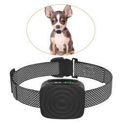 Dispositivo anti latido para cão de estimação, USB ultra-sônico, inteligente, elétrico, colar de treinamento, vibração, impermeável, suprimentos - Image 1