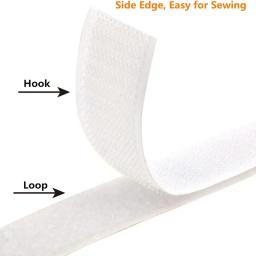 Gancho Não-Adesivo e Fita Loop, Costura em Fita de Fixação, DIY Artesanato Acessórios, 16mm, 20mm, 25mm, 30mm, 38mm, 50mm, 100mm, 1m por par - Image 3