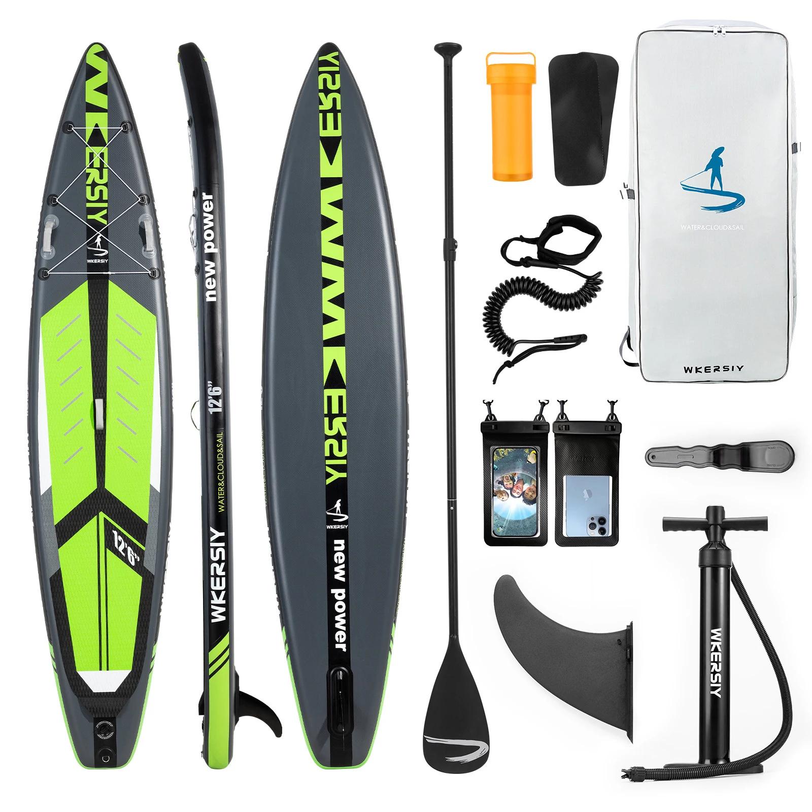 Prancha inflável de pé para jovens adultos, remo antiderrapante, beira-mar, praia, esqui aquático, esportes, prancha de surf - Image 1