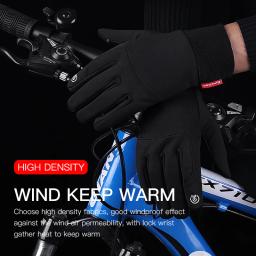 Luvas de ciclismo à prova d'água, inverno, tela sensível ao toque, scooter ao ar livre, à prova de vento, equitação, motocicleta, esqui, luvas quentes - Image 5