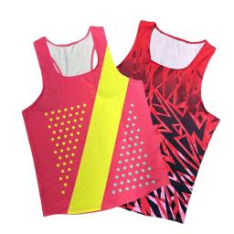 Marca masculina Running Atletismo Regata, Runnning Speed Vest, Camisa de Fitness, Roupas Masculinas, Sem Mangas Track Field Singlet, Personalização - Image 1