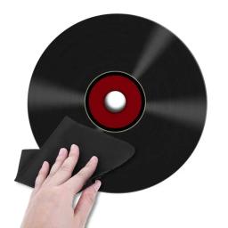 5 peças/saco anti-estático pano microfibra registro toalha de limpeza lint limpador livre para lp vinil turntable almofada jogadores - Image 2