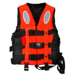 Casaco salva-vidas de natação para adultos e crianças, colete flutuante com apito, barco drifting, drifting, drifting, resgate marítimo, novo - Image 4