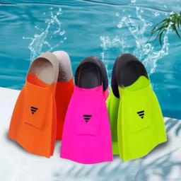 Silicone Mergulho Barbatanas, Nadadeiras De Treinamento De Natação, Nadadeiras Profissionais, Snorkeling, 1 Par - Image 1
