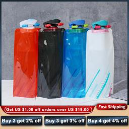 700ml portátil dobrável saco de água impermeável esportes ao ar livre fitness ciclismo recipiente de água garrafa de água chaleira - Image 1