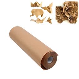 Rolo De Papel De Embrulho, Adequado Para Embalagem De Presente Embalagem Transporte Artesanato, Rolo De Papel Kraft Brown 30cm 11,8" - Image 1