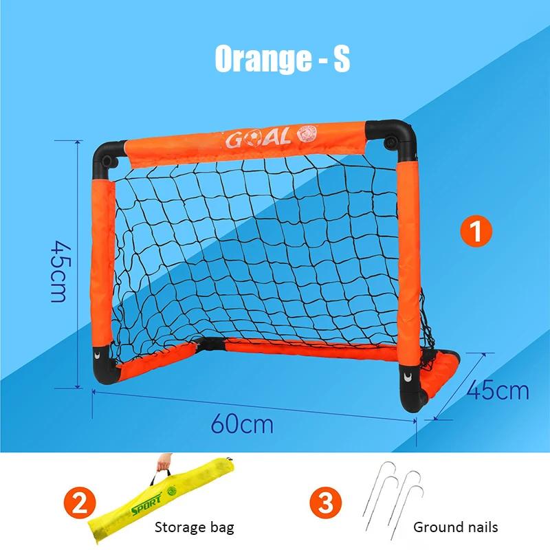 Equipamento de Treino de Futebol Portátil Dobrável Juvenil, Ao Ar Livre, Dentro de Casa, Esportes, Criança, Portable Folding Youth Soccer Goal Net - Image 1