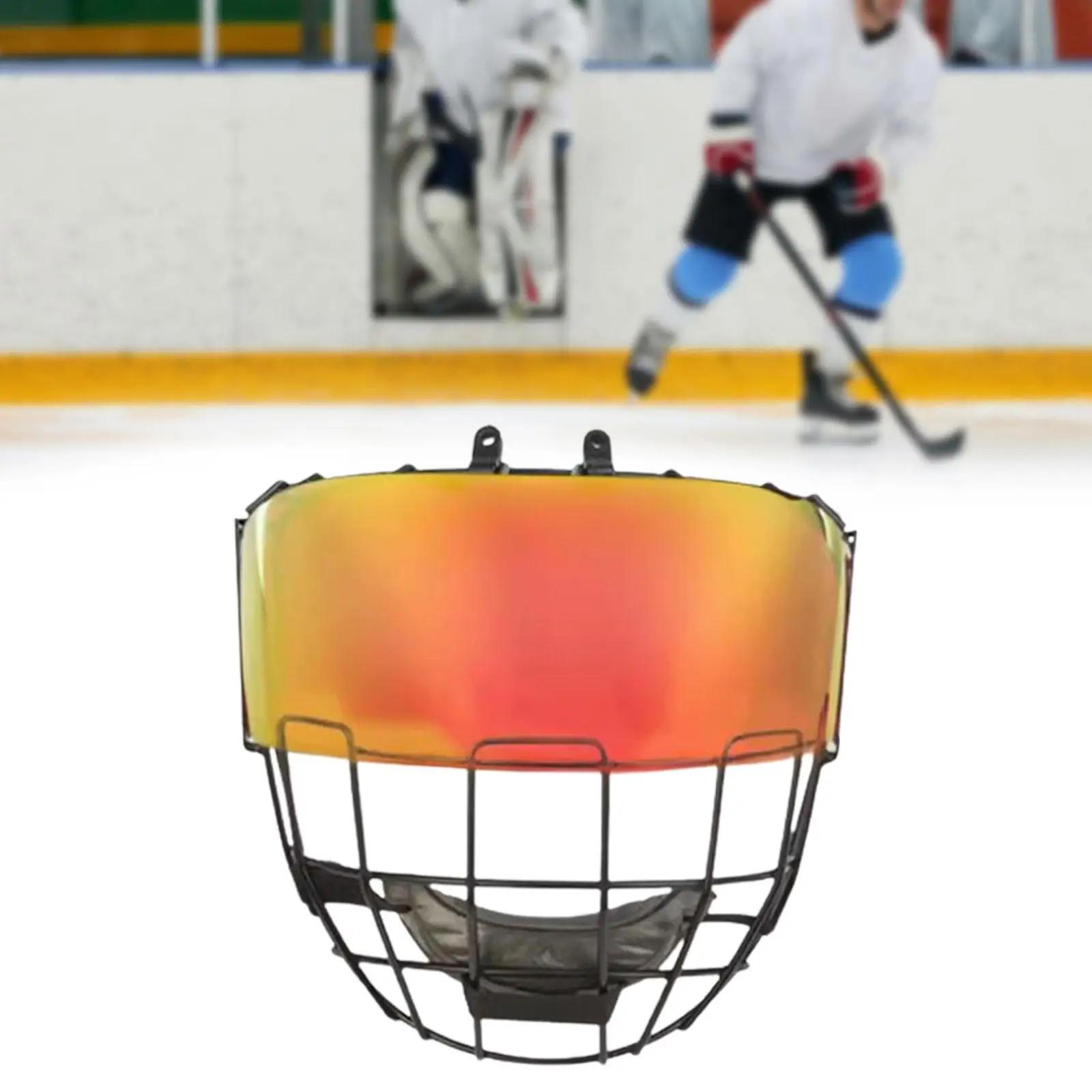 Gaiola para capacete de hóquei, máscara profissional para mulheres e homens, aumenta a visibilidade e protege seus olhos, viseira de hóquei, máscara facial - Image 1