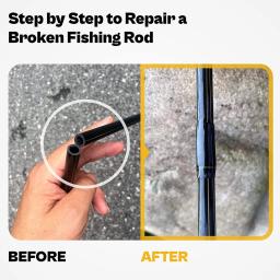 Kit de varas de pesca de fibra de carbono FishTrip para reparo de vara de alta resistência 1mm ~ 10mm * 10cm para reparo de vara de pesca quebrada - Image 5
