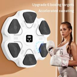 Smart Music Boxing Machine para adultos e crianças, Sports Fitness Trainer, Home Exercício Response, Boxing Wall Target, Novo - Image 1