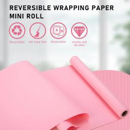 Papel Kraft para embalagem de embrulho, 100% Material Reciclado, Moving Art Craft Shipping, Parede de revestimento de piso, rosa, ideal para embrulho - Image 5