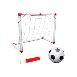 1 conjunto de futebol objetivo net presente de aniversário mini brinquedo de futebol dobrável mini bola de futebol objetivo post net conjunto treinamento objetivo de futebol - Image 6