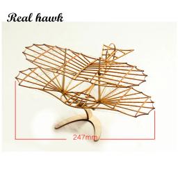 ELERC-Real Hawk DIY Craft, Kits De Construção De Mobiliário De Madeira, Presente De Natal, Brinquedos De Glider Otto Lilienthal - Image 5