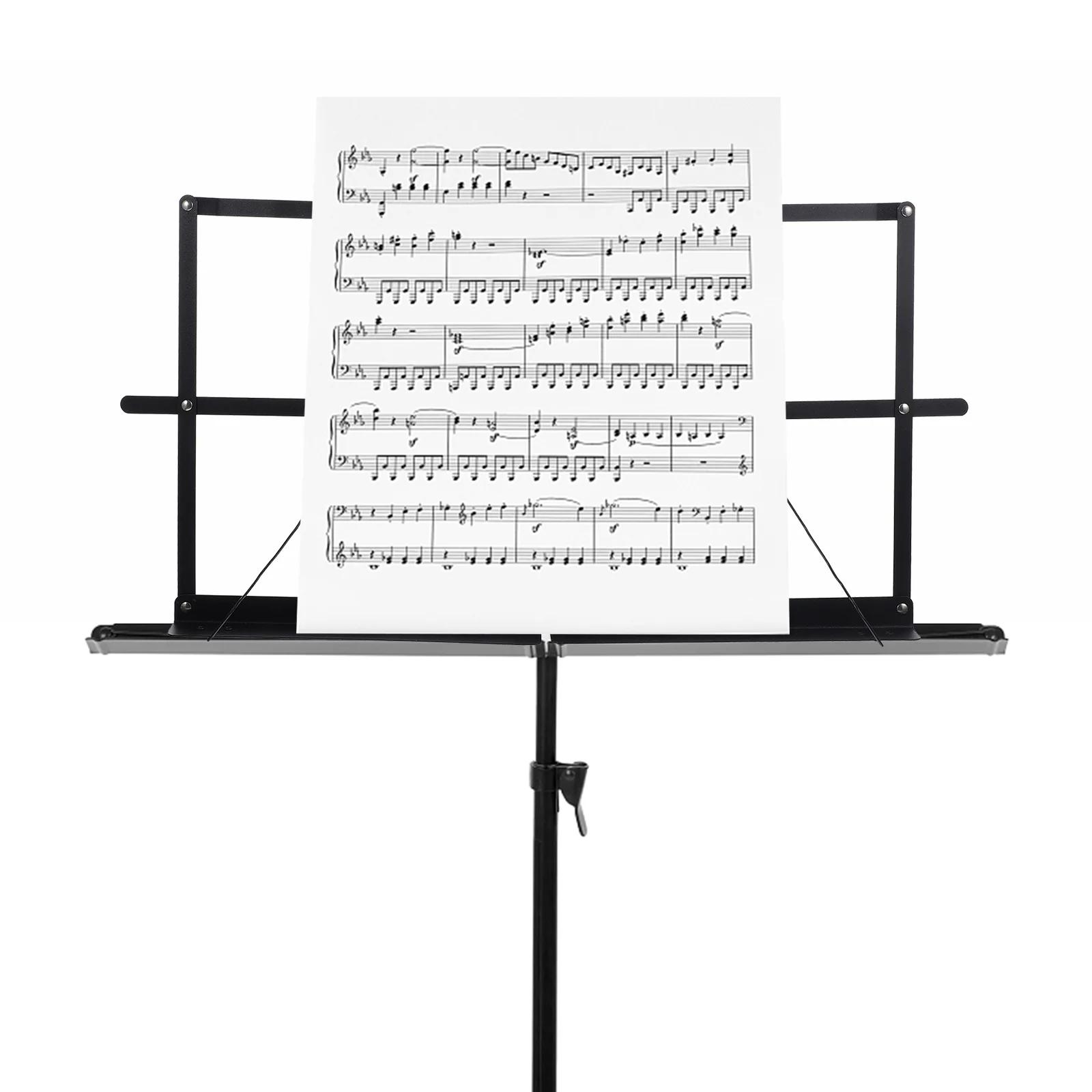 Suporte De Música Dobrável Para Leitura De Livro, Suporte Para Tablet, Suporte Para Estudantes, Desktop Piano De Metal, partitura - Image 1