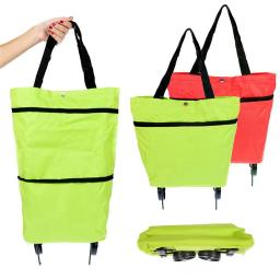 Pequeno carrinho de tração portátil compras organizador de alimentos trolley saco sobre rodas sacos de compras dobrável comprar saco de legumes tug pacote - Image 4
