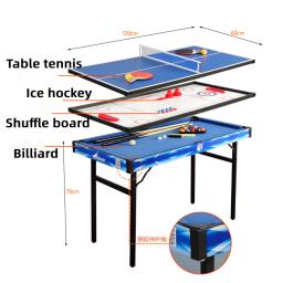 Mesa dobrável multifuncional para crianças, mesa para bilhar em casa, tênis de mesa, hóquei no gelo, mesa shuffleboard, 4 em 1 - Image 6