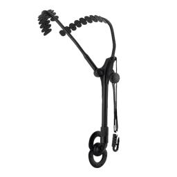 Sax Neck Strap Hook Alumínio Metal Sax Holder para Alto Tenor Soprano Sax, Preto - Image 1