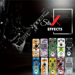 Stax-Guitarra Efeitos Pedais, Fuzz Disc, Overdrive Harmonizador, Noise Gate, Dumble Flanger, Delay Booster, Phaser Effector, Fonte de alimentação - Image 1