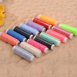 Conjunto de linha para costura doméstica, costura à mão, carretel pequeno, fio de agulha artesanal, acessórios para ferramentas DIY, TMZ, 39 cores - Image 4
