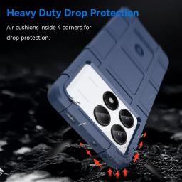 Capa para telefone de armadura resistente ao choque, POCO X6 Pro F5 Pro X5 Pro X4 GT F4 M4 5G X4 Pro C65 C55 C40 M4 Pro X3 GT F3 - Image 3