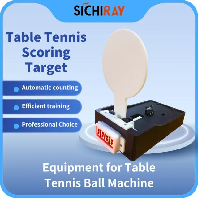 Máquina de Treinamento de Tênis de Mesa Inteligente - Equipamento de Suporte para Pontuação