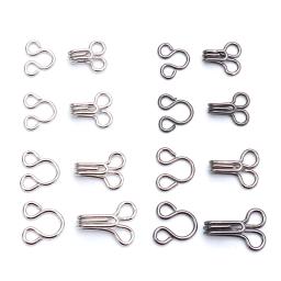Conjunto de trava de gancho e olho, ganchos grandes e fecho de olhos para calças e saia de sutiã, artesanato DIY, 11.5-17mm, 100 peças - Image 1