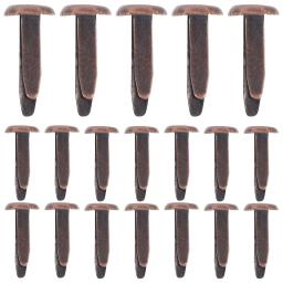 50 pçs mini brad artesanal diy artesanato brad metal prendedores de papel arte artesanato projeto escolar decorativo scrapbooking brads suprimentos - Image 1