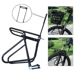 Suporte de bagageiro dianteiro de bicicleta, acessórios de transporte, para ciclismo, touring, mountain bike, equitação, para adulto - Image 4