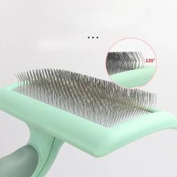 Escova do removedor do cabelo do cão, grooming do gato, pente do cuidado para o animal de estimação longo, remove a limpeza dos cabelos - Image 2