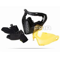 2023 NOVO FMA F1 Máscara Facial Completa Com Camada Única de Segurança Paintball Anti-fog Goggle Máscara Tática Airsoft Equipamentos - Image 2