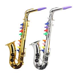 Wind and Brass Toy Saxophone for Kids, Instrumentos musicais, Ensinando canções para crianças, segurança testada, BPA - Image 1