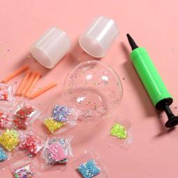 DIY Decoração Balões com Glitter Elastic Bubble, Nano Tape Bubble Kit, Double Sided Bubbles - Image 4