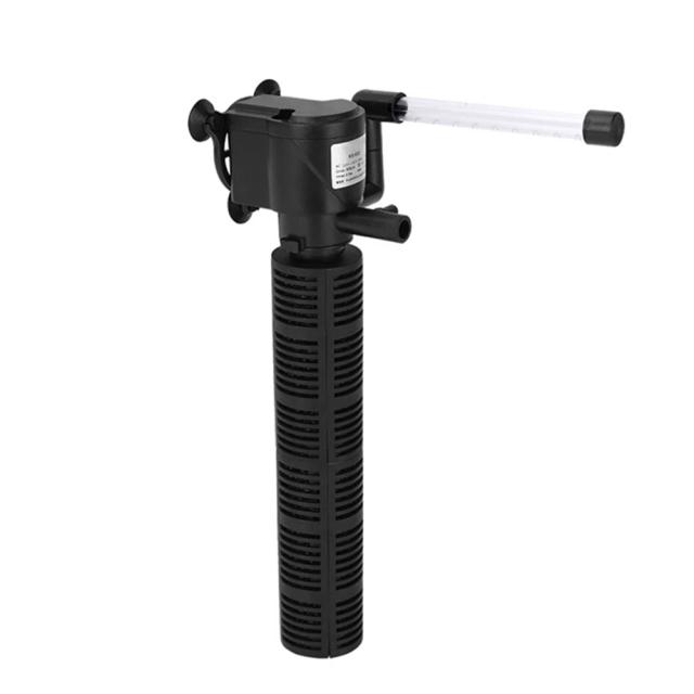 Mini Aquário Purificador de Água 3 em 1 com Filtro Silencioso, Bomba de Ar Submersível e Impermeável para Peixes