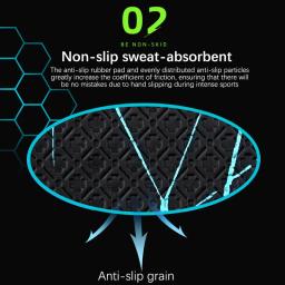 Fita antiderrapante do aperto do mouse, Adesivo artesanal de skate, Pele de lagarto, Sugar o suor para Logitech G403 G603 G703, 1Pc - Image 3