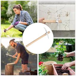 2 em 1 escavação picareta eixos com alça multifuncional de aço inoxidável mão picareta machado jardim eficiente picareta jardinagem ferramenta mão - Image 3