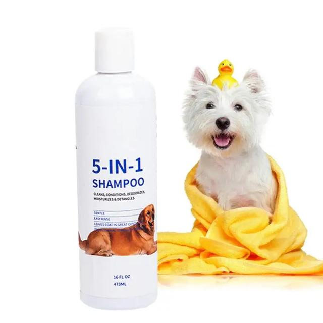 Shampoo Hidratante para Cães com Aroma Agradável - Alivia a Pele Seca e Coceira - 16 Fl Oz