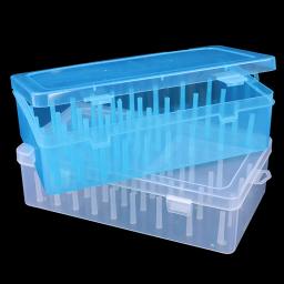 Caixa De Linhas De Costura Transparente Armazenamento De Fio De Agulha Recipientes Organizadores 42 Eixos - Image 3