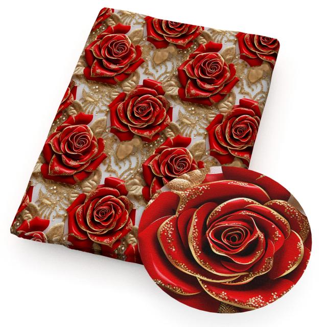 Tecido Patchwork de Algodão e Poliéster para Costura e Quilting - Ideal para DIY e Projetos de Artesanato 50x145cm