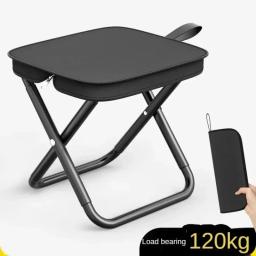 Pequeno Mazar Folding Camping Stool, Cadeira De Pesca, Artefato, Portátil, ao ar livre - Image 2