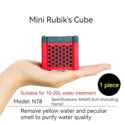 Caixa mágica aquário purificador de água cubo filtro favo de mel estrutura carvão ativado tanque de peixes purificador de água para tanque de peixes lagoa - Image 1