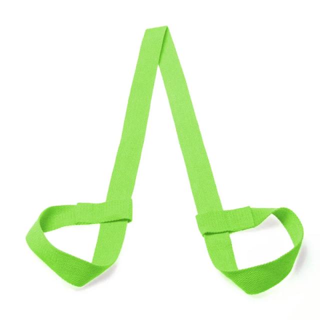 Cinta de Yoga Ajustável 150cm x 3.8cm para Exercícios e Alongamento