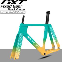 BXT Newset Aero Carbon Track Frameset Fixo Gear Track Bike Frame 195 Velocidade única venda quente - Image 2