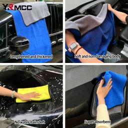 Panos De Limpeza De Microfibra Espessada, Pano Mágico Sem Fiapos, Suprimentos De Lavagem De Carro, Toalha Limpa De Vidro De Cozinha, Acessórios De Carro - Image 6