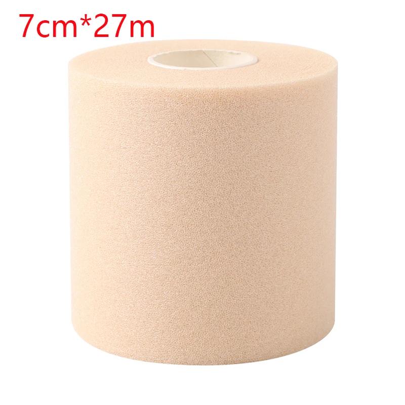 Espuma de atadura elástica autoadesiva, filme de pele de algodão, máscara de cotovelo, esportes underwrap, fita atlética pré-envoltório, 1pc - Image 1