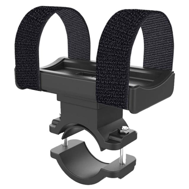 Suporte Antiderrapante para Lanterna e Farol de Bicicleta - Montagem Universal e Grampo para Ciclismo