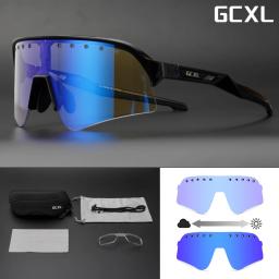 GCXL-Multi Color Night Riding Óculos De Segurança, Óculos De Sol De Bicicleta, Esportes Ao Ar Livre, Ciclismo De Estrada, Óculos De Remo, UV400 - Image 6